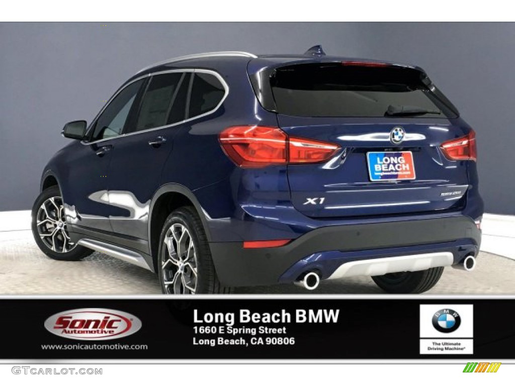 2020 X1 sDrive28i - Mediterranean Blue Metallic / Black photo #2