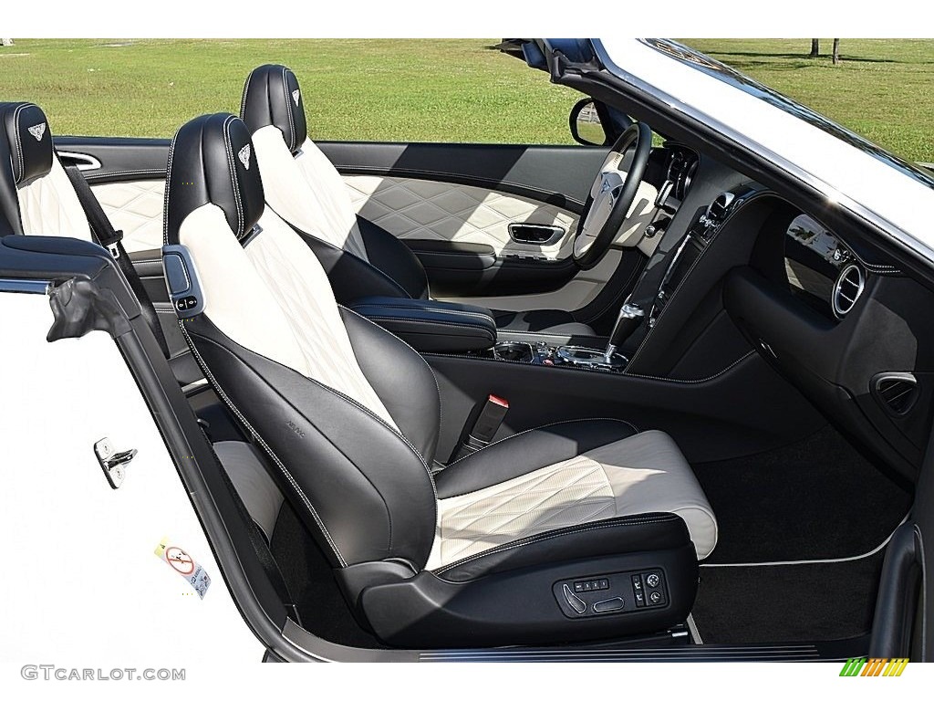 White/Black Interior 2015 Bentley Continental GT V8 S Convertible Photo #136827640