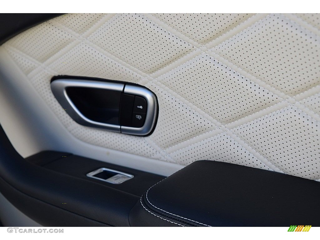 2015 Bentley Continental GT V8 S Convertible White/Black Door Panel Photo #136827829