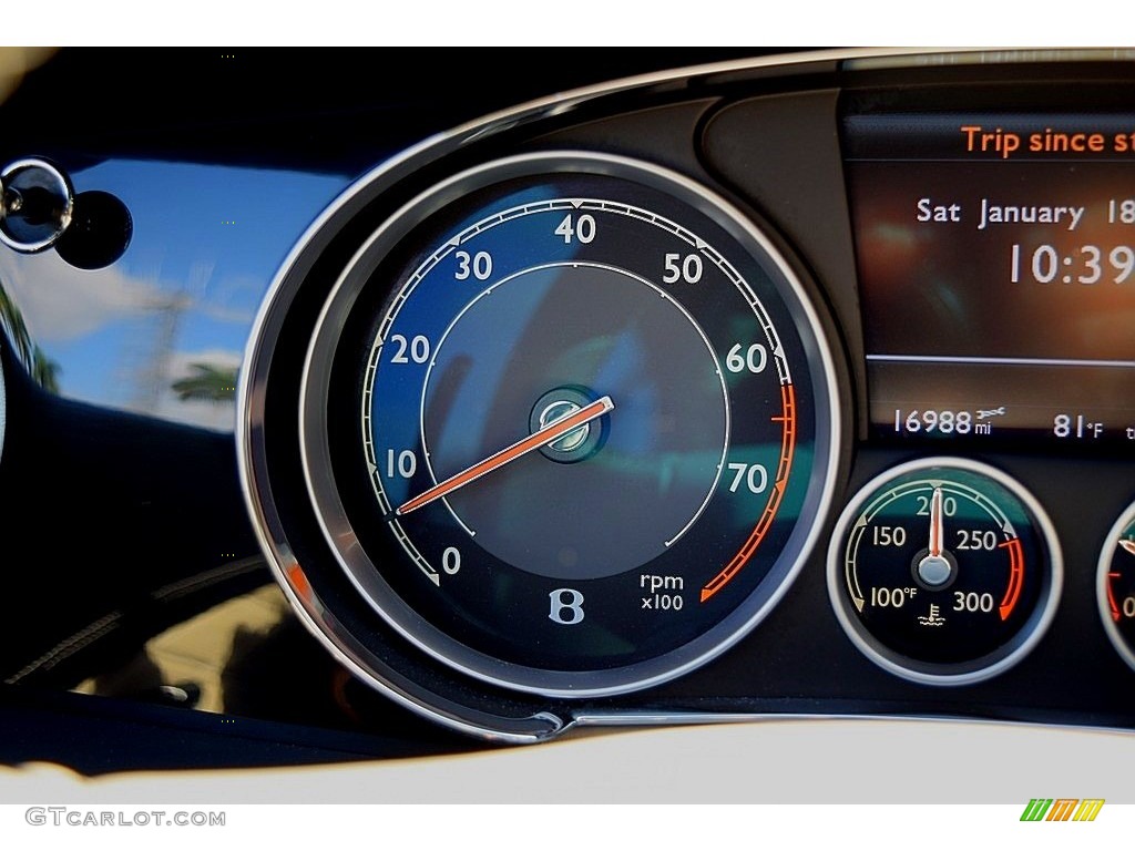 2015 Bentley Continental GT V8 S Convertible Gauges Photo #136828105