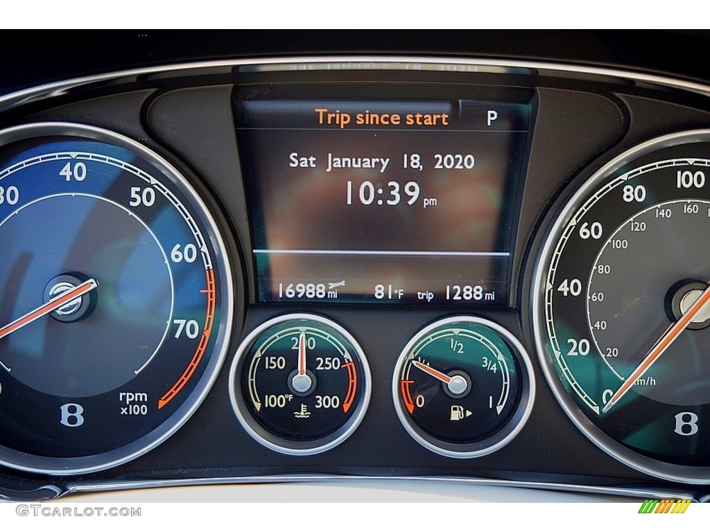 2015 Bentley Continental GT V8 S Convertible Gauges Photo #136828117