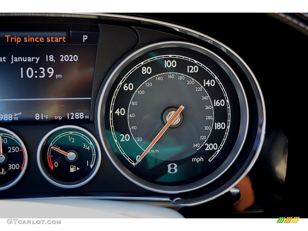 2015 Bentley Continental GT V8 S Convertible Gauges Photo #136828141