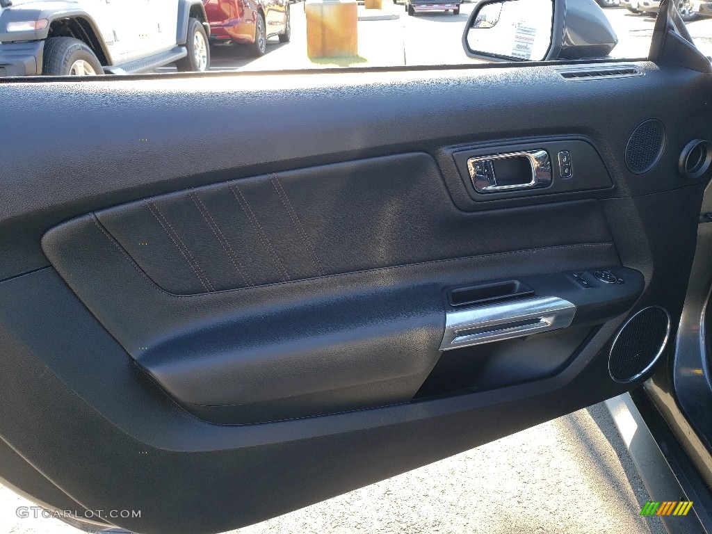 2016 Mustang GT Premium Coupe - Guard Metallic / Dark Saddle photo #22