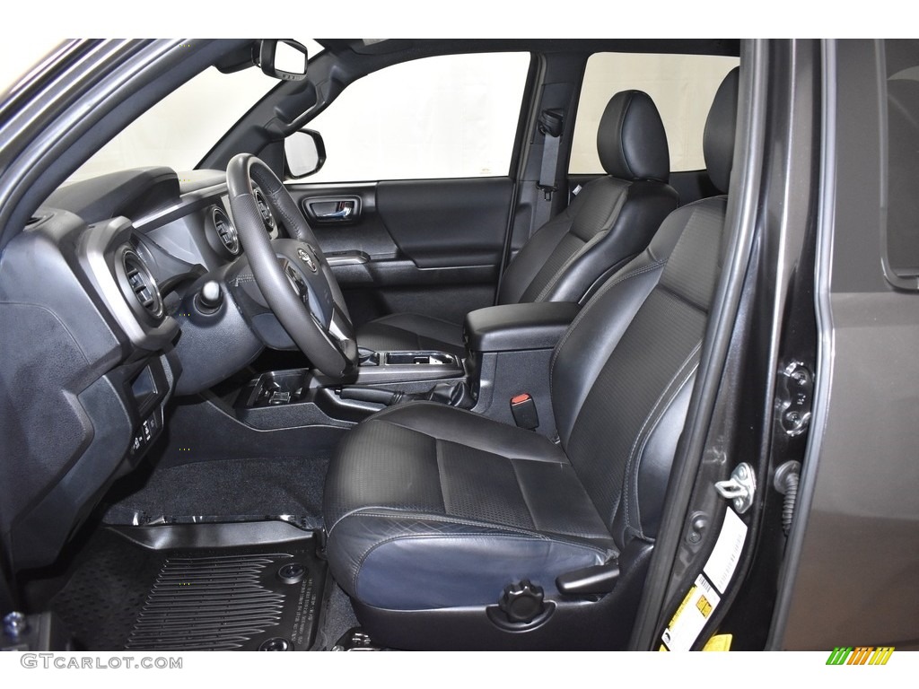 Black Interior 2019 Toyota Tacoma TRD Sport Double Cab 4x4 Photo #136830733