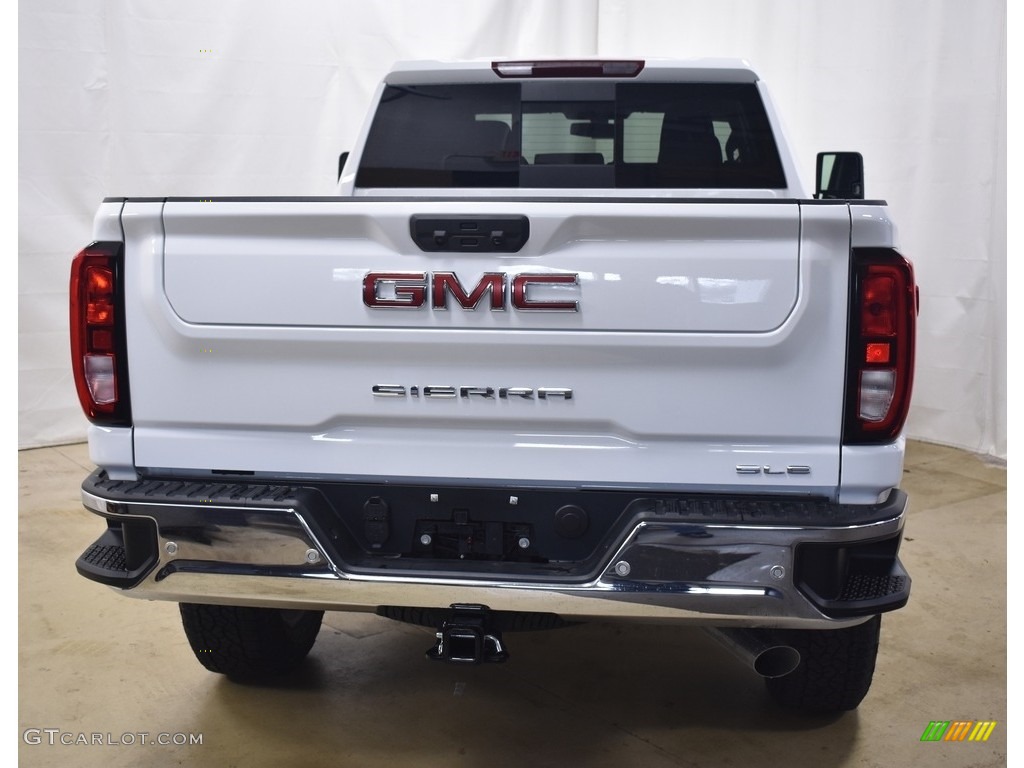 2020 Sierra 2500HD SLE Double Cab 4WD - Summit White / Jet Black photo #3