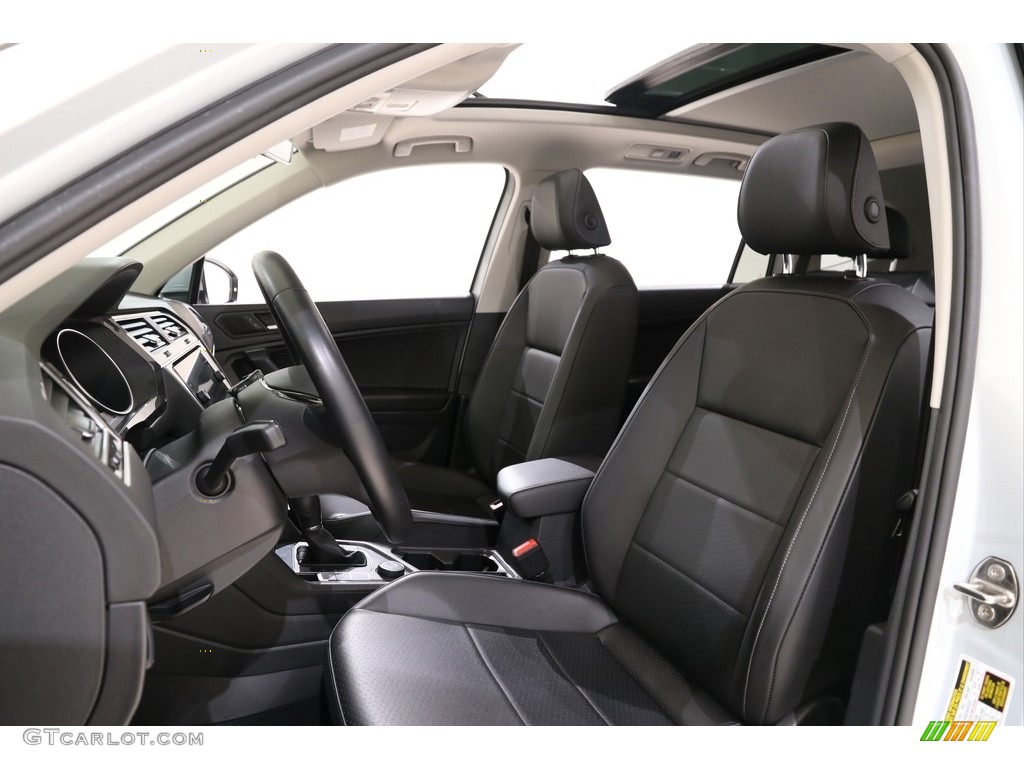 Titan Black Interior 2019 Volkswagen Tiguan SE 4MOTION Photo #136832506