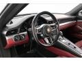 2019 Porsche 911 Bordeaux Red Interior Steering Wheel Photo