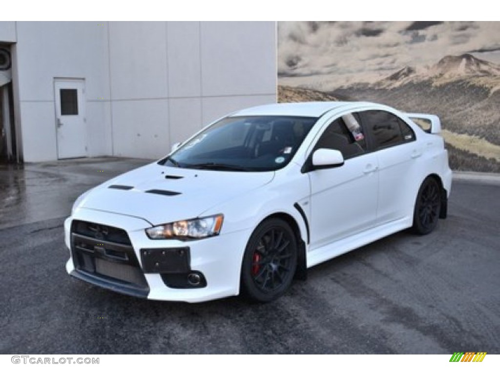 2013 Lancer Evolution GSR - Wicked White / Black photo #2