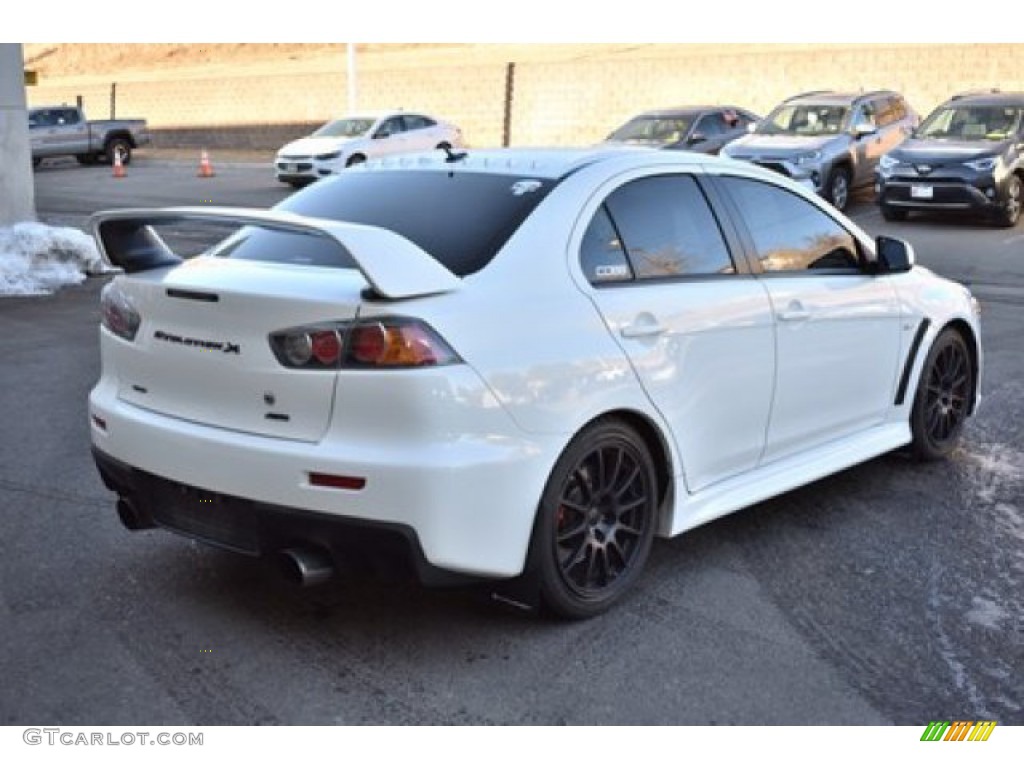 2013 Lancer Evolution GSR - Wicked White / Black photo #6