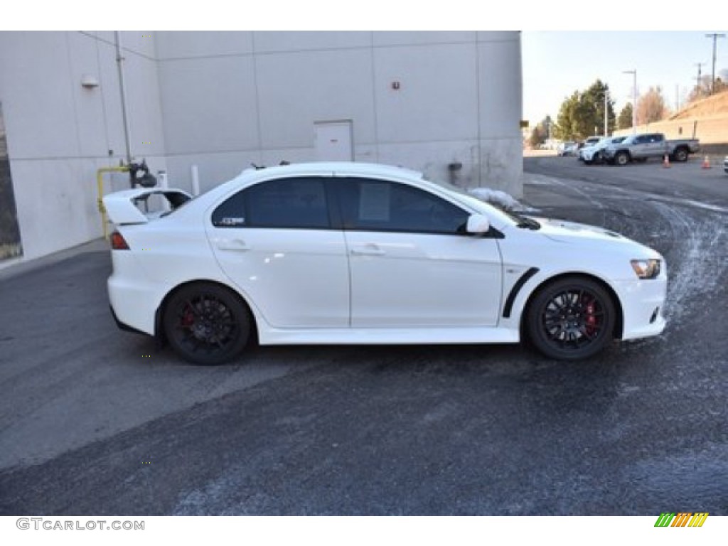 2013 Lancer Evolution GSR - Wicked White / Black photo #7