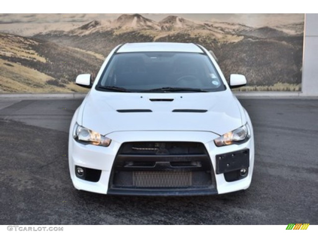 2013 Lancer Evolution GSR - Wicked White / Black photo #8