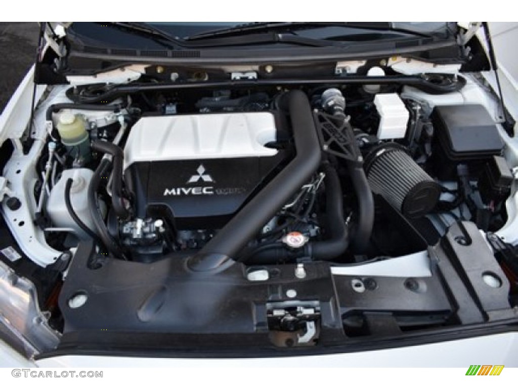 2013 Lancer Evolution GSR - Wicked White / Black photo #9