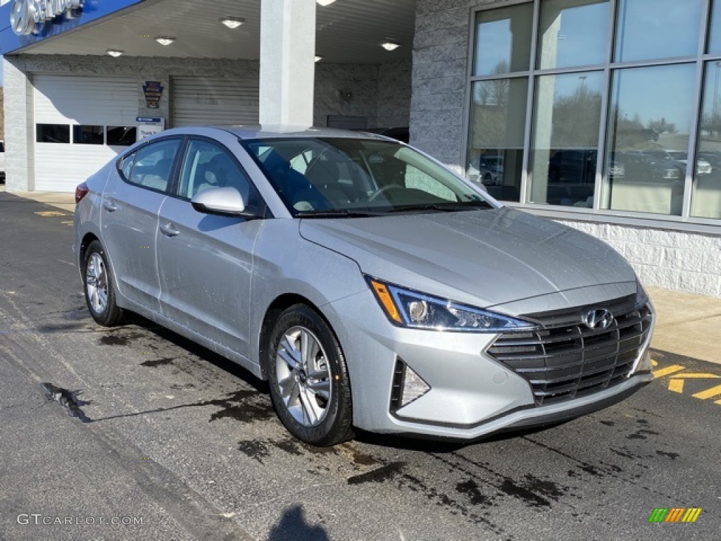 Stellar Silver 2020 Hyundai Elantra SEL Exterior Photo #136838074