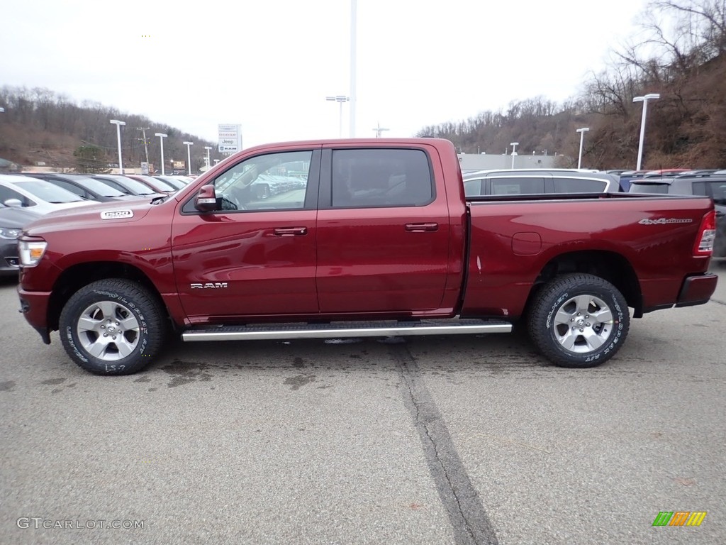 2020 1500 Big Horn Crew Cab 4x4 - Delmonico Red Pearl / Light Frost Beige/Black photo #2