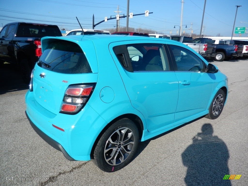 2020 Sonic LT Hatchback - Oasis Blue / Jet Black photo #4