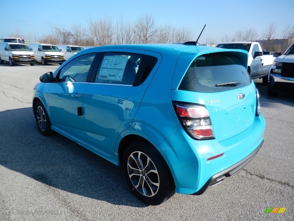 2020 Sonic LT Hatchback - Oasis Blue / Jet Black photo #5