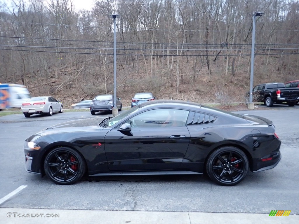 2018 Mustang GT Premium Fastback - Shadow Black / Showstopper Red photo #5