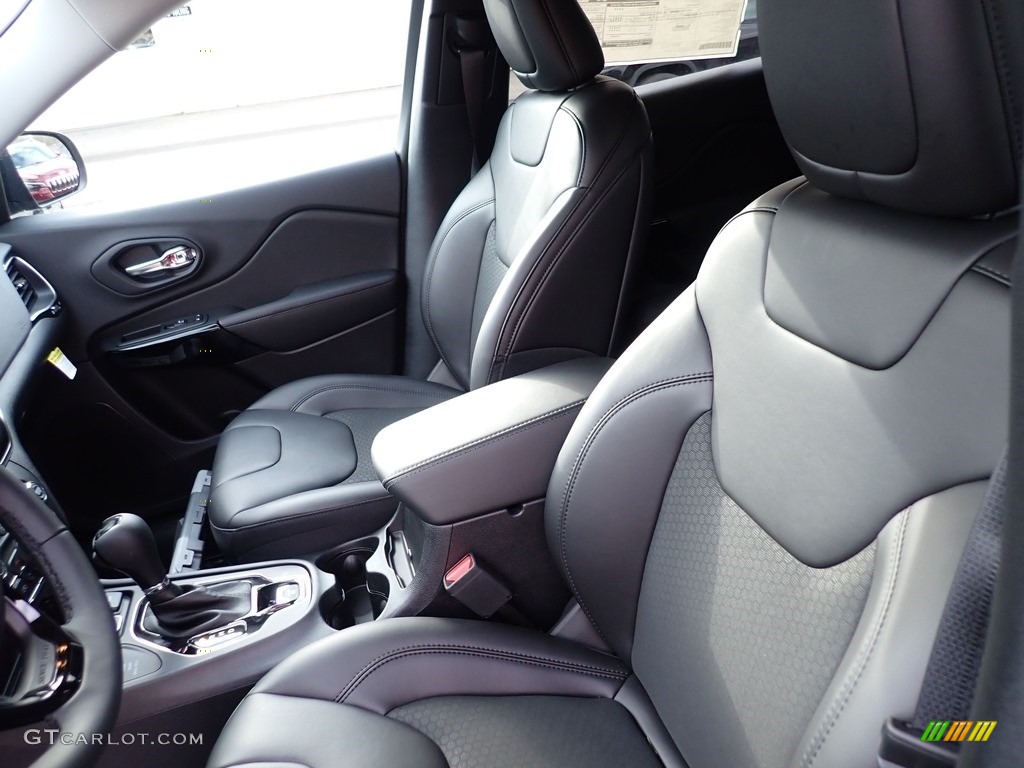 Black Interior 2020 Jeep Cherokee Latitude Plus 4x4 Photo #136843965