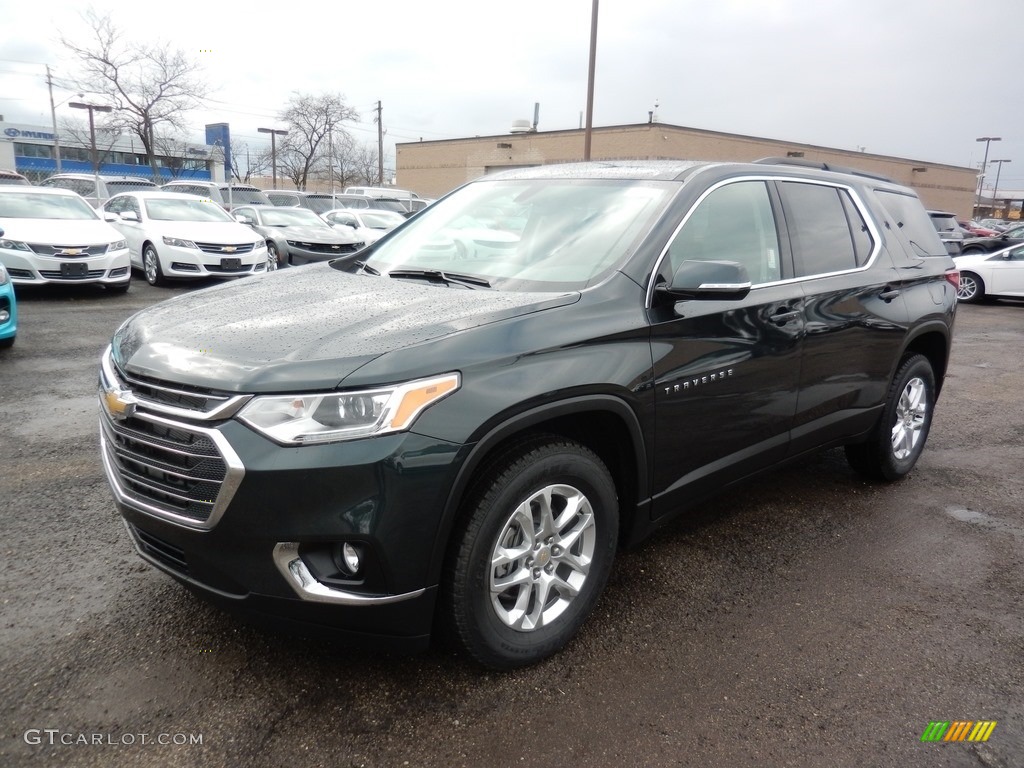 Graphite Metallic 2020 Chevrolet Traverse LT AWD Exterior Photo #136844099