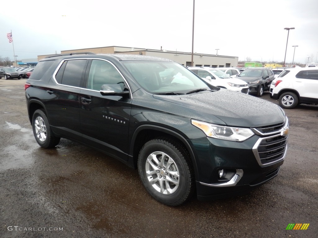 Graphite Metallic 2020 Chevrolet Traverse LT AWD Exterior Photo #136844144