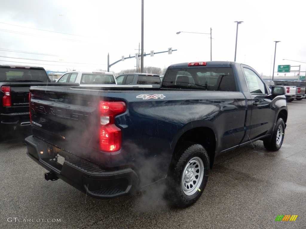 2020 Silverado 1500 WT Regular Cab 4x4 - Northsky Blue Metallic / Jet Black photo #4