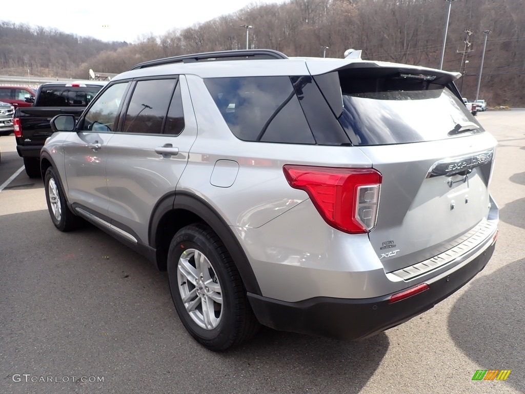 2020 Explorer XLT 4WD - Iconic Silver Metallic / Ebony photo #6