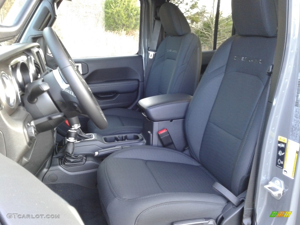Black Interior 2020 Jeep Gladiator Overland 4x4 Photo #136848974