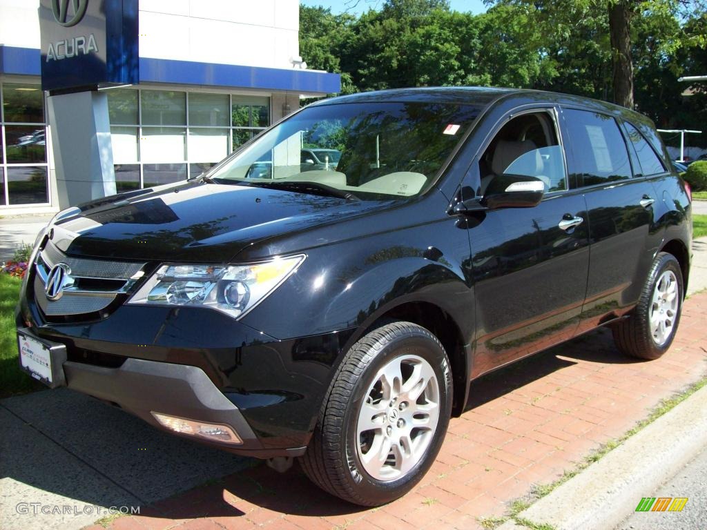 2007 MDX Technology - Formal Black Pearl / Ebony photo #2