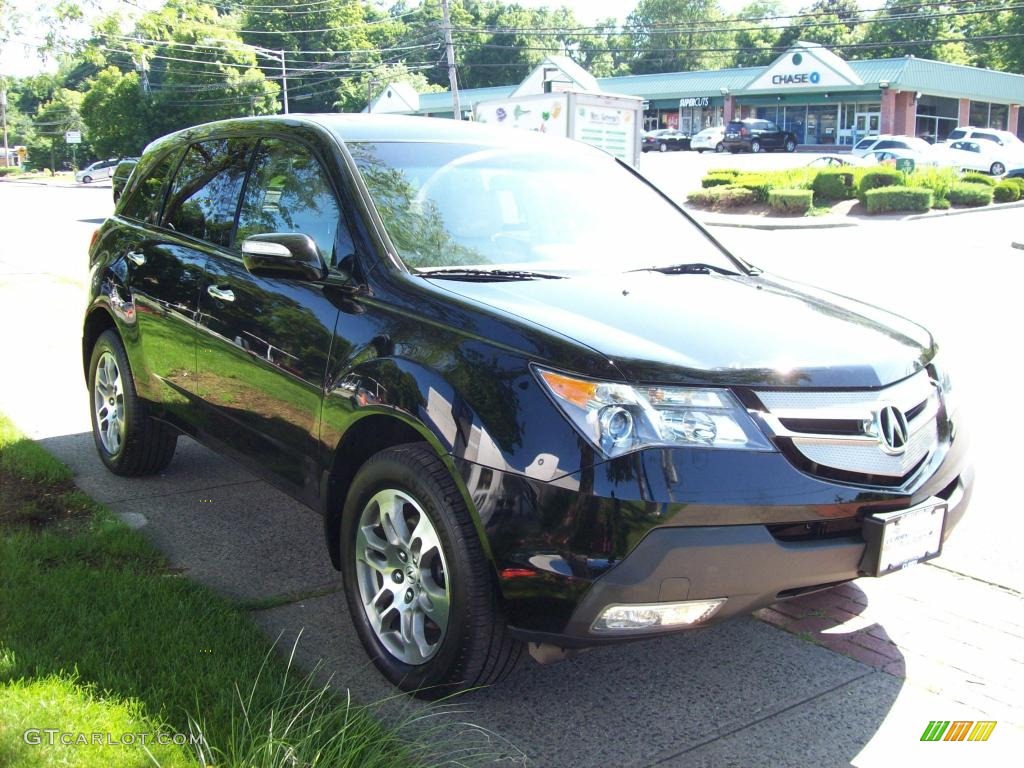 2007 MDX Technology - Formal Black Pearl / Ebony photo #4