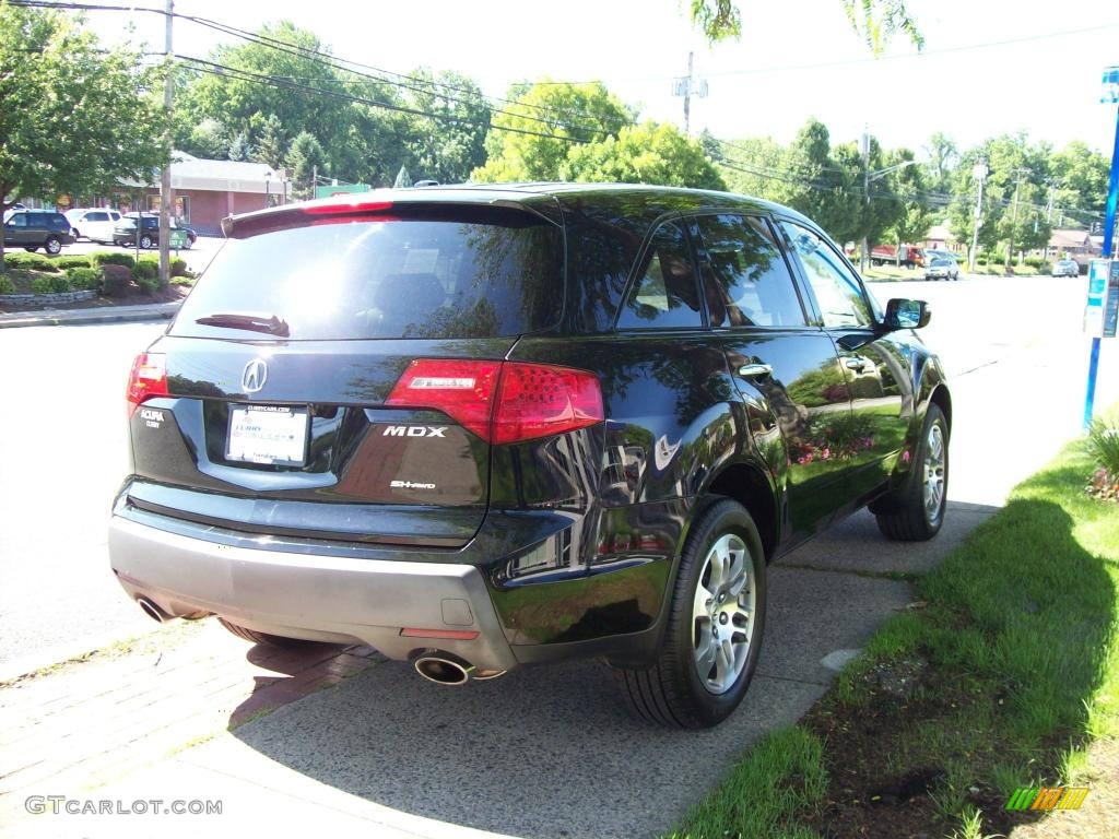 2007 MDX Technology - Formal Black Pearl / Ebony photo #5