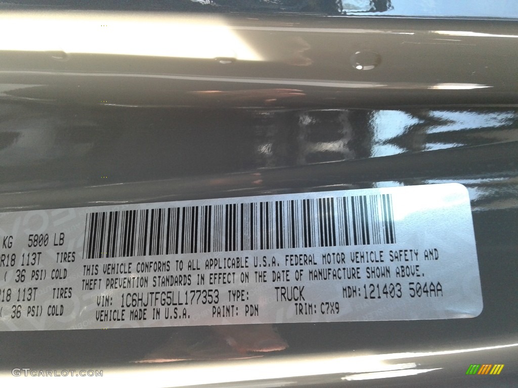 2020 Gladiator Color Code PDN for Sting-Gray Photo #136849559