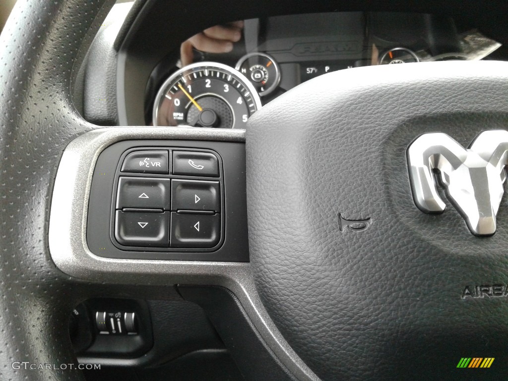 2020 Ram 2500 Tradesman Crew Cab 4x4 Black Steering Wheel Photo #136850033