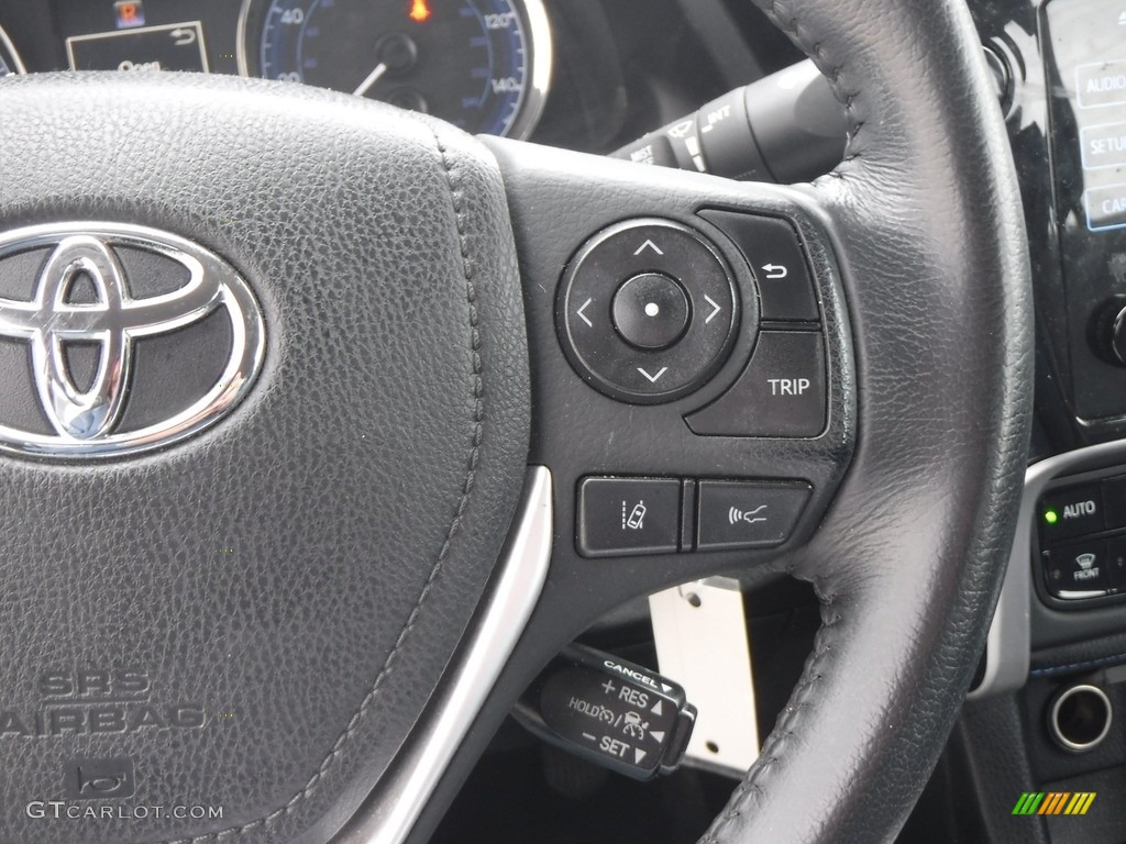 2019 Toyota Corolla SE Vivid Blue Steering Wheel Photo #136850576