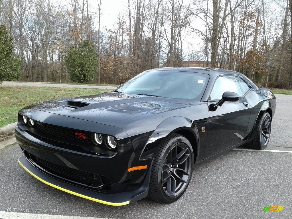 Pitch Black 2020 Dodge Challenger R/T Scat Pack Widebody Exterior Photo #136851866