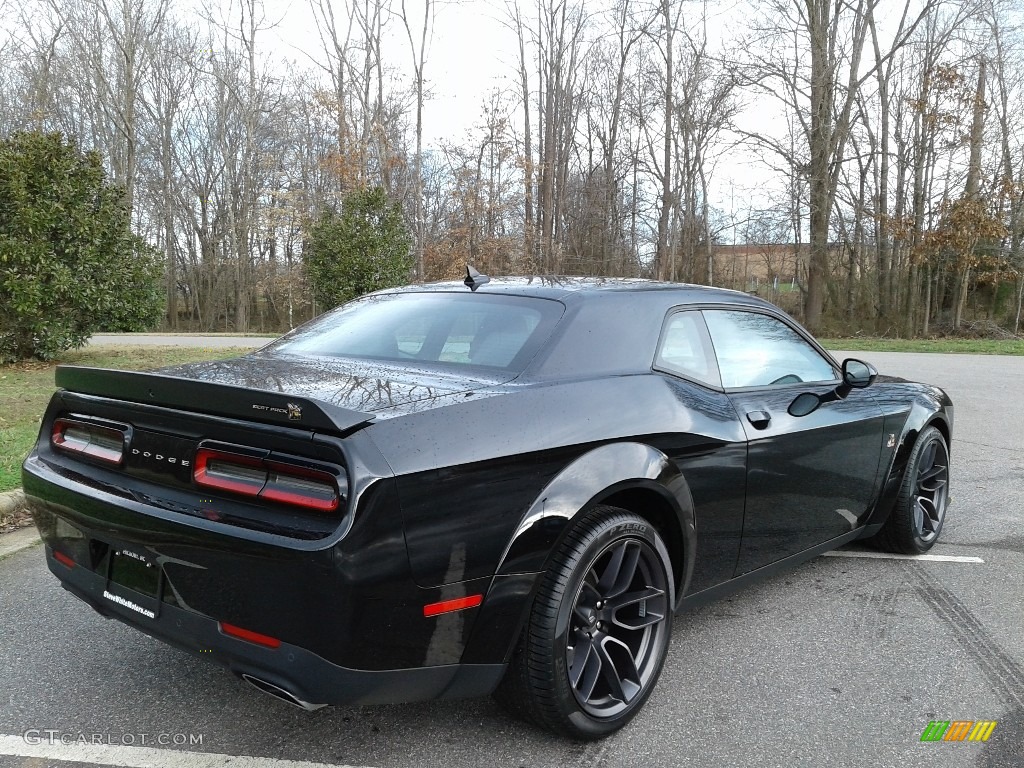 2020 Challenger R/T Scat Pack Widebody - Pitch Black / Black photo #6