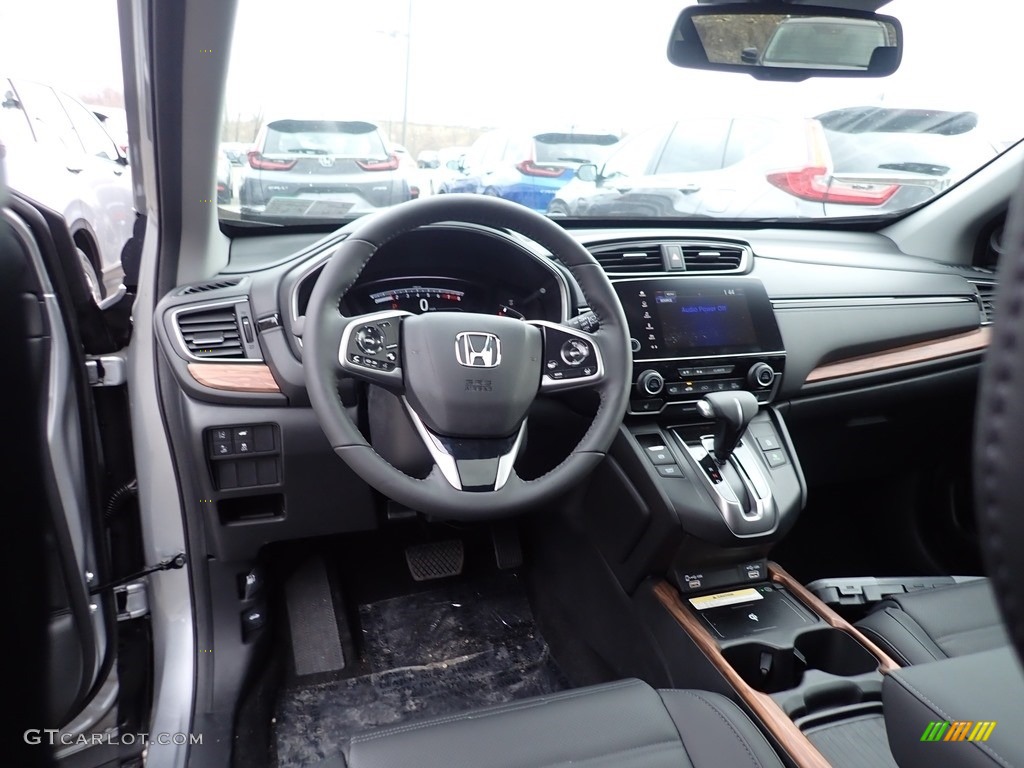 Black Interior 2020 Honda CR-V Touring AWD Photo #136852800
