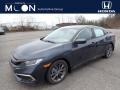 Cosmic Blue Metallic 2020 Honda Civic EX-L Sedan