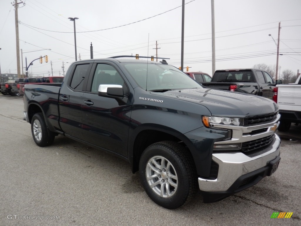 2020 Silverado 1500 LT Double Cab - Shadow Gray Metallic / Jet Black photo #3