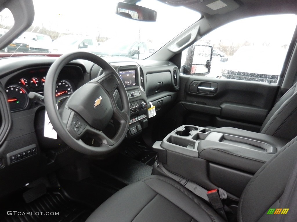 Jet Black Interior 2020 Chevrolet Silverado 2500HD Work Truck Double Cab 4x4 Photo #136854023