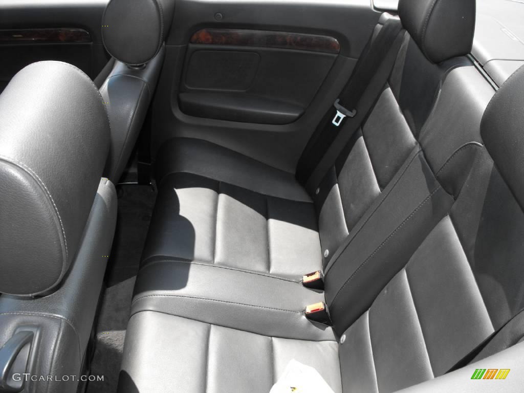 2004 A4 3.0 quattro Cabriolet - Light Silver Metallic / Black photo #16