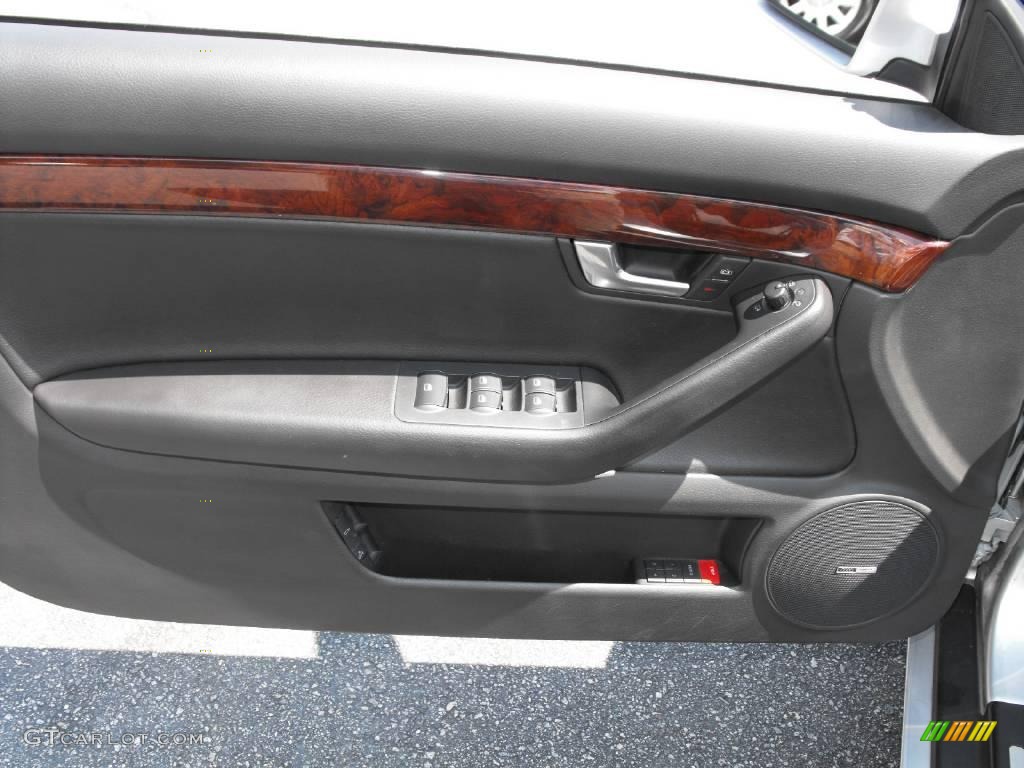 2004 A4 3.0 quattro Cabriolet - Light Silver Metallic / Black photo #17