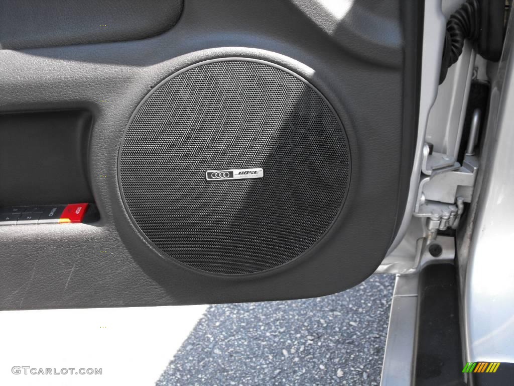 2004 A4 3.0 quattro Cabriolet - Light Silver Metallic / Black photo #21