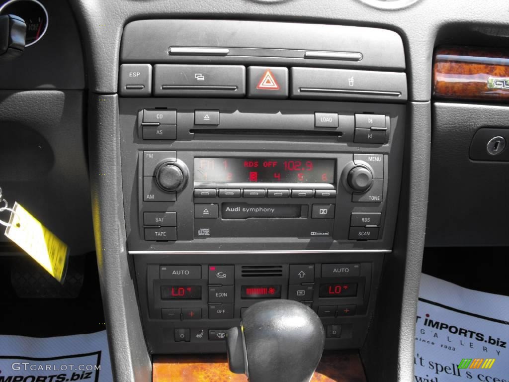 2004 A4 3.0 quattro Cabriolet - Light Silver Metallic / Black photo #22