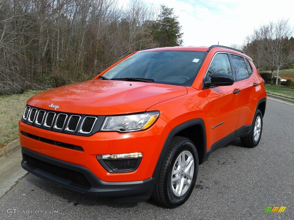 2020 Compass Sport 4x4 - Spitfire Orange / Black photo #3