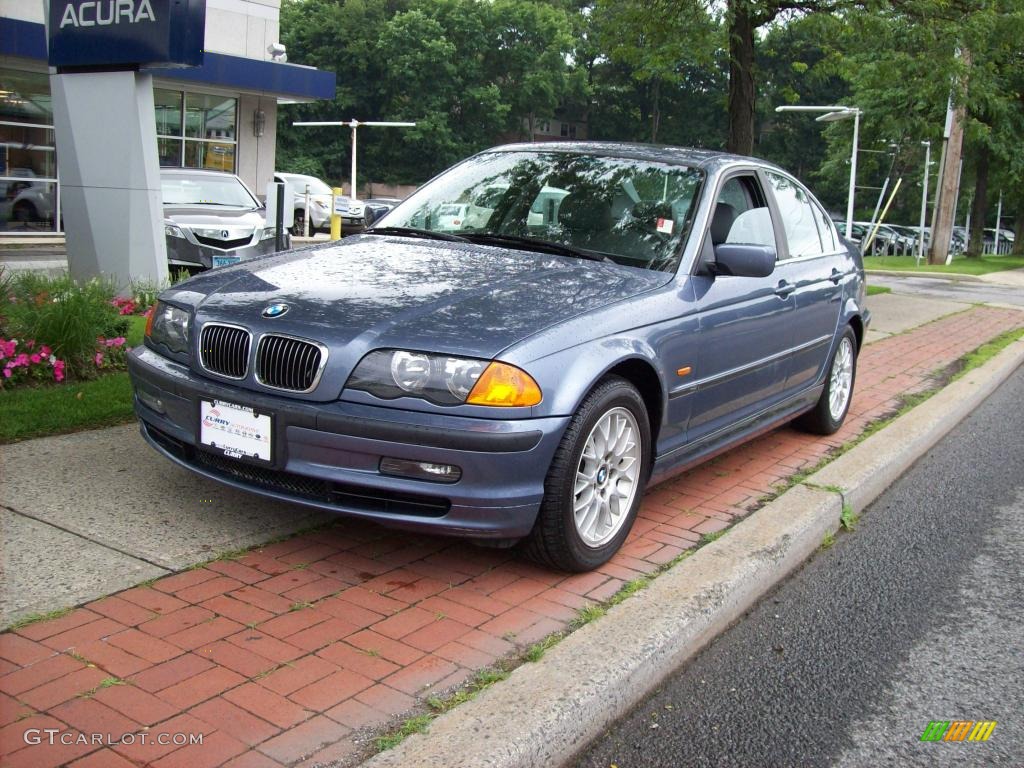 2000 3 Series 328i Sedan - Steel Blue Metallic / Black photo #2