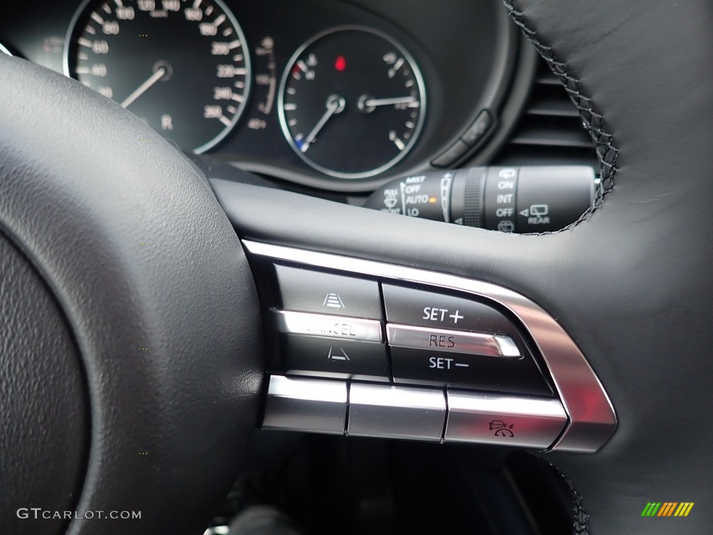 2020 Mazda CX-30 Preferred AWD Black Steering Wheel Photo #136855556