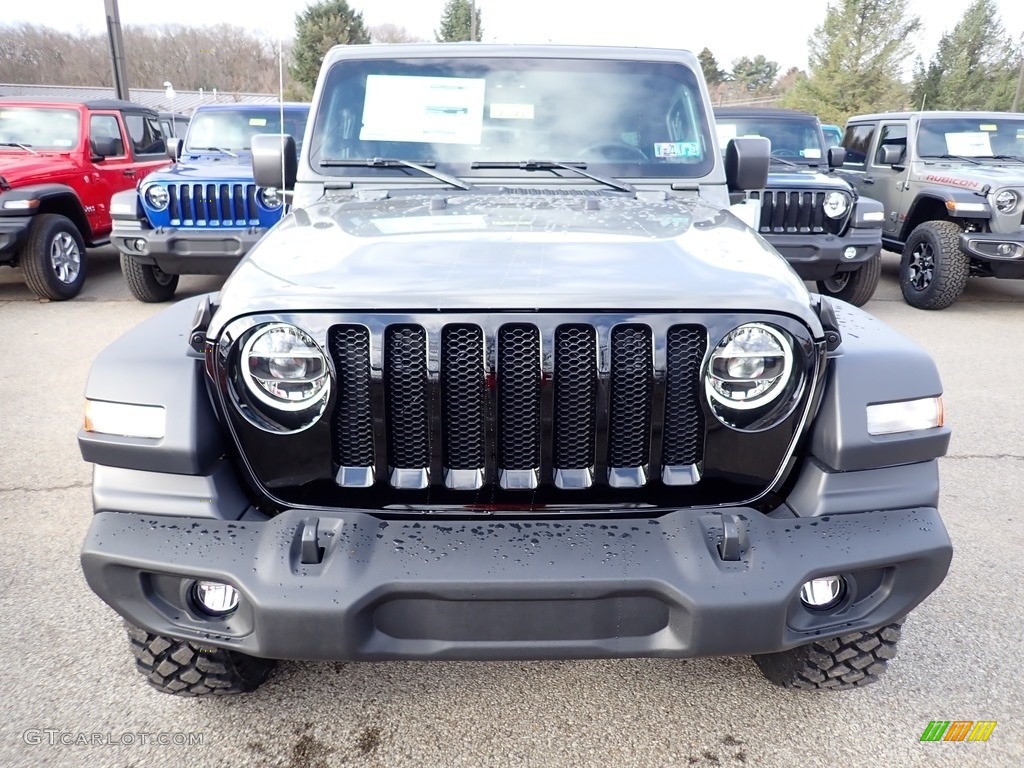 2020 Wrangler Unlimited Willys 4x4 - Sting-Gray / Black photo #8