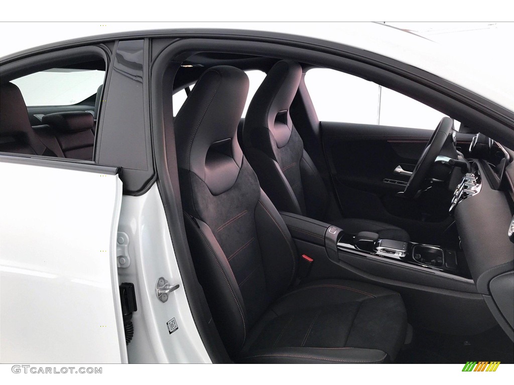 2020 CLA 250 Coupe - Digital White Metallic / Black Dinamica w/Red stitching photo #5