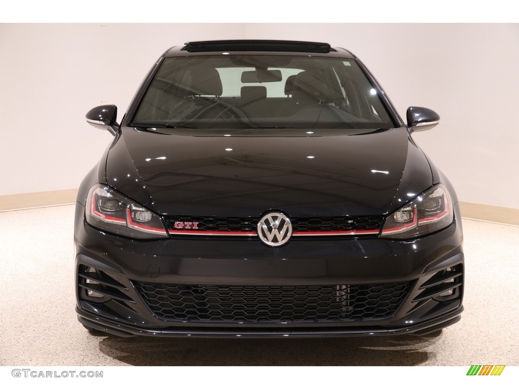 Deep Black Pearl 2019 Volkswagen Golf GTI SE Exterior Photo #136859934