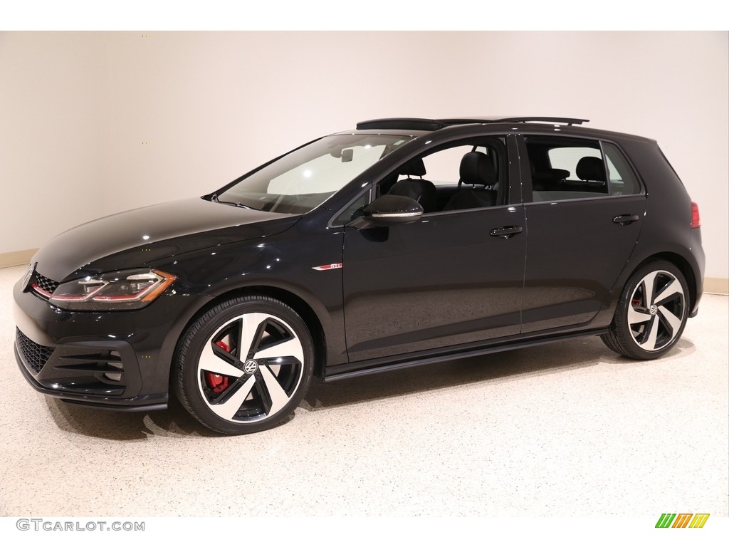 Deep Black Pearl 2019 Volkswagen Golf GTI SE Exterior Photo #136859958